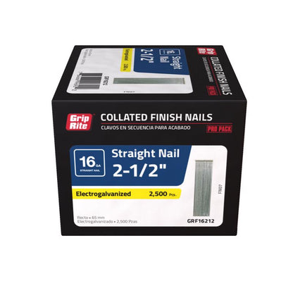 FIN NLS 16GA 2-1/2"EG