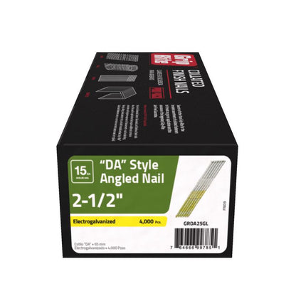 FIN NLS DA 15GA 2-1/2"EG