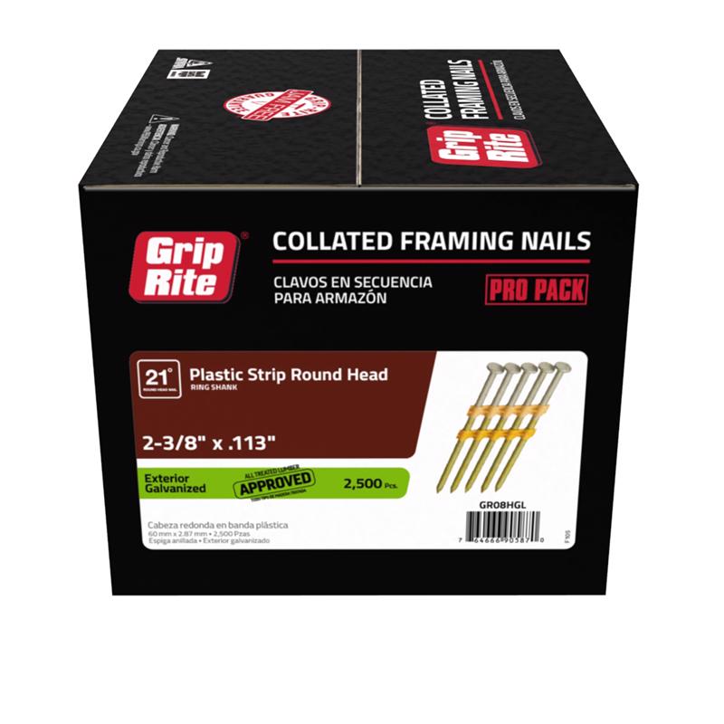 NAIL FRH HDG 2-3/8" 2.5k