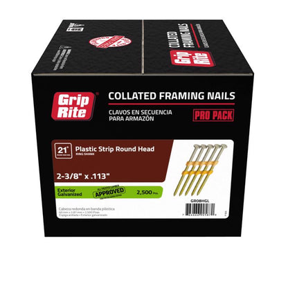 NAIL FRH HDG 2-3/8" 2.5k