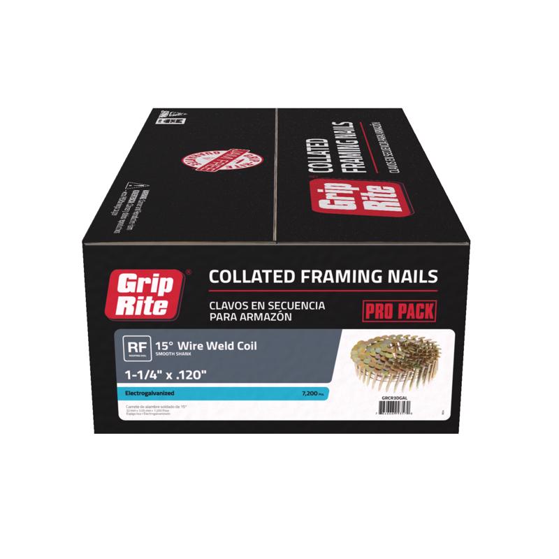 NAIL ROOF COIL 1-1/4" EG