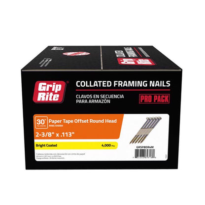 NAILS 30D 2-3/8x.113"rg