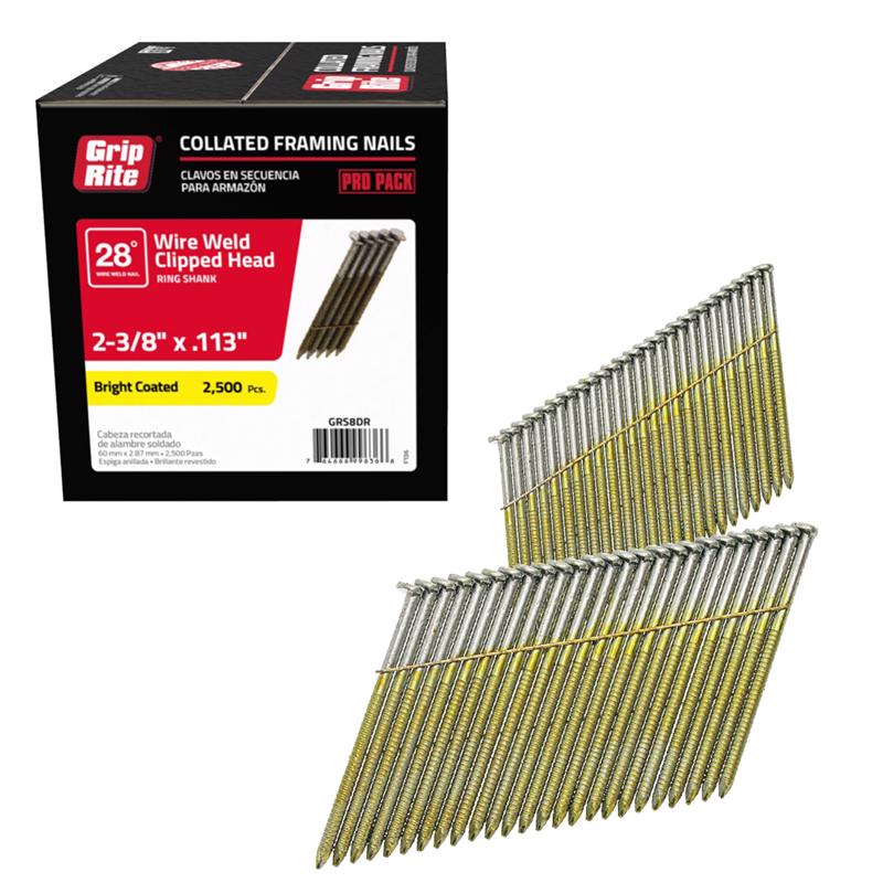 NAILS BRIGHT 2-3/8x.11"