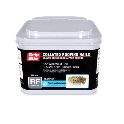 Emery Jensen Roof NL 15D pneumatic and gas nails, 1-1/4 inch size, 600-pack, ideal for roofing applications