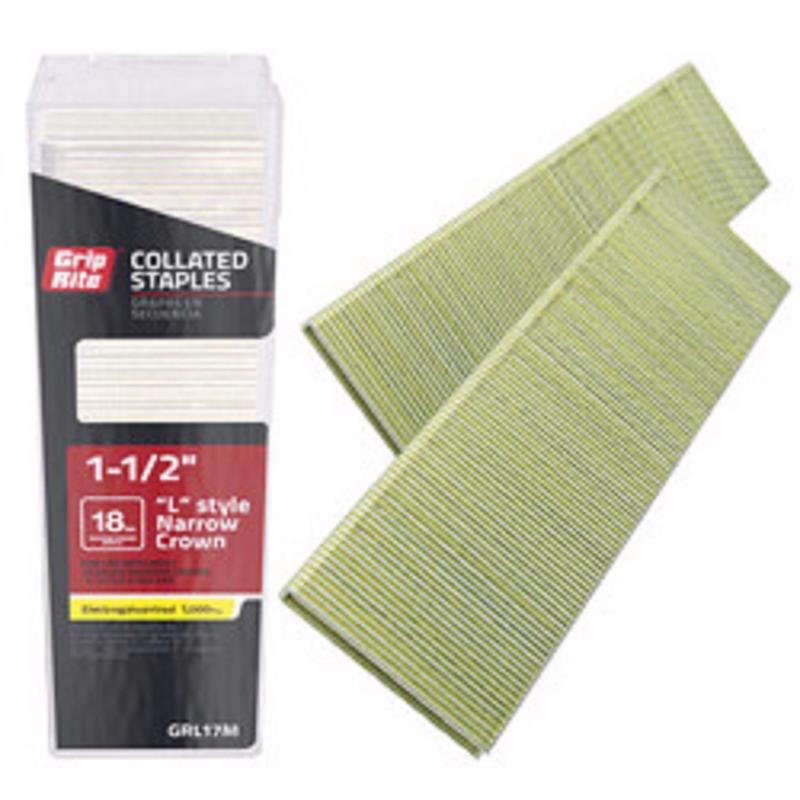L-staple 18GA 1/4X1-1/2"