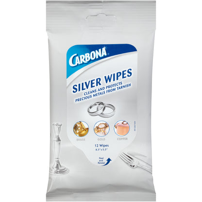 METAL POLISH WIPES 12PK - Pack of 10