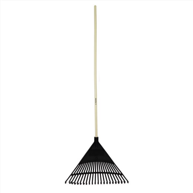 RAKE POLY LEAF 22" WOOD - Pack of 6