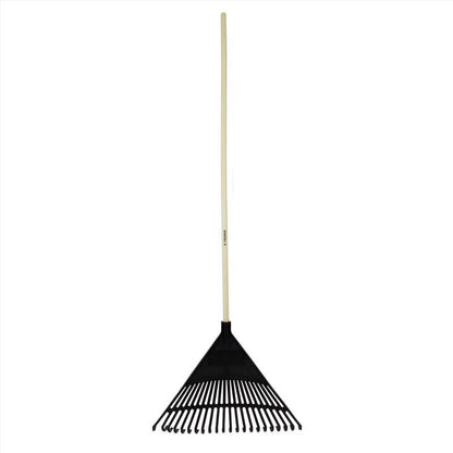 RAKE POLY LEAF 22" WOOD - Pack of 6