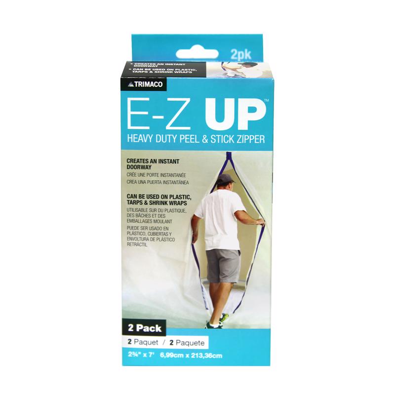 ADHSIVE ZIPPER 7' 2PK DS - Pack of 4
