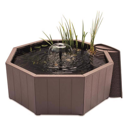 Emery Jensen pond accessories kit with multi-purpose components for 50-gallon pond maintenance and enhancement.