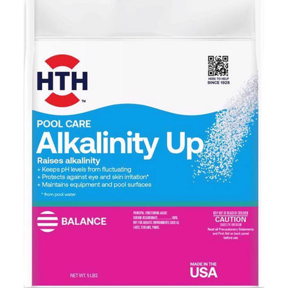 Emery Jensen pool chemicals, 5lb alkalin increaser, pack of 4, used to balance and raise pool pH levels.
