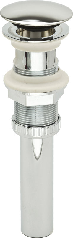 Emery Jensen Deco PushpopUp Drain CHM, a chrome bathroom sink drain pop-up accessory with sleek design.