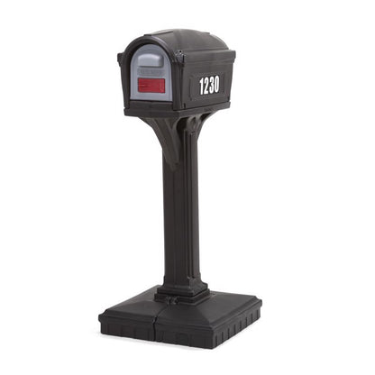 MAILBOX & POST PLYMR BLK