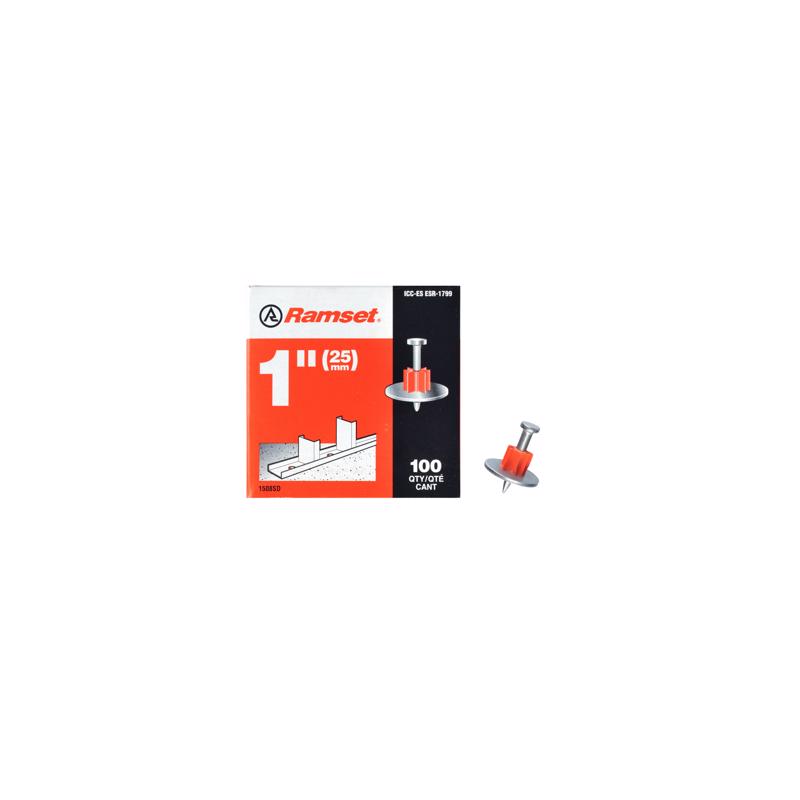 DRIVE PIN W/wshr 1"