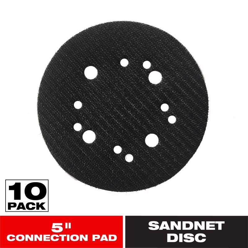 Emery Jensen 5-inch connection pad for power sanding accessories, designed for smooth sanding and finishing tasks.