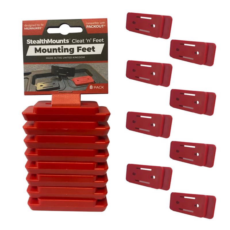 Emery Jensen power tool parts, mounting foot set with 8 pieces, for tool accessories and maintenance.