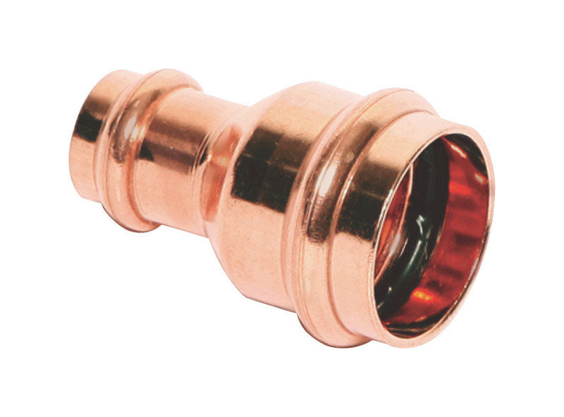 Pre-soldered CPPR coupler fitting from Emery Jensen, 3/4 inch by 1/2 inch size, used for plumbing connections.