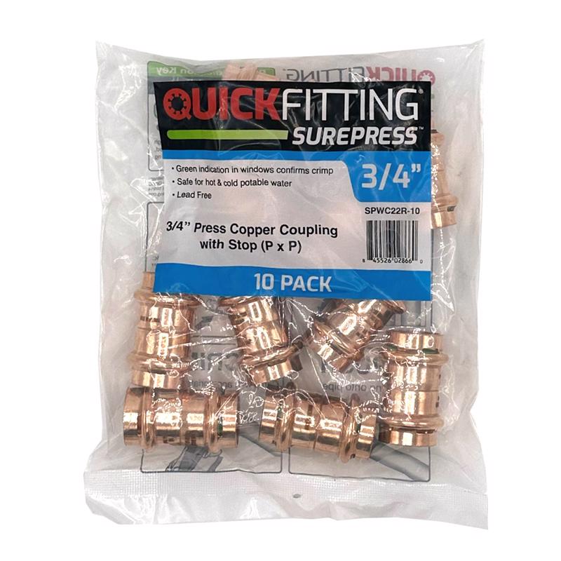 CPLNG W/stp 3/4" 10PK