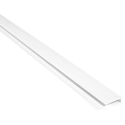 Prefinished white moulding by Emery Jensen, 1x1.25x96 inches, showing smooth surface and clean edges for interior trim.