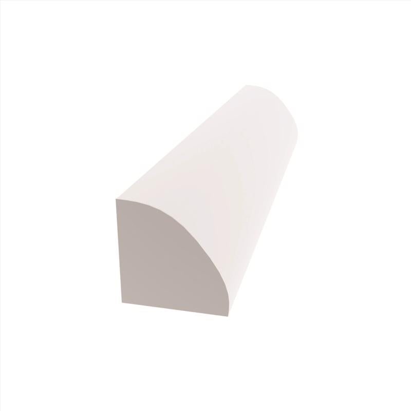 QTR RND MLDNG PCV WH3/4"