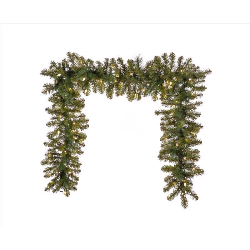 MIX PINE GARLAND 9FT WW - Pack of 4