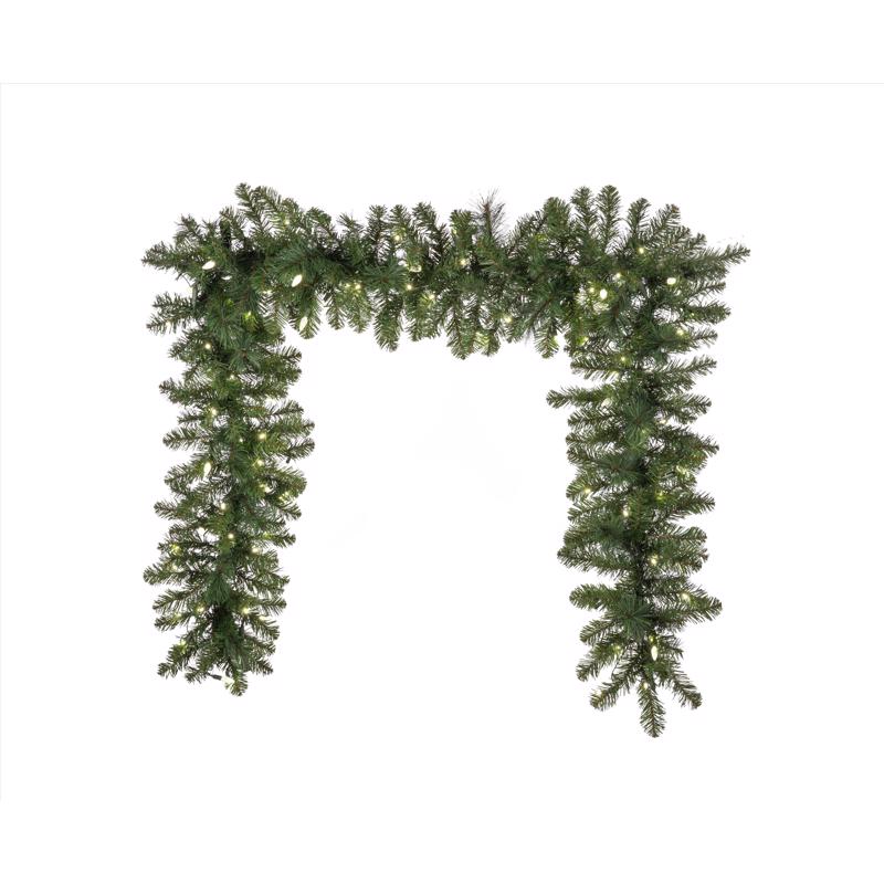 PINE GARLAND 9FT PRWHT - Pack of 4