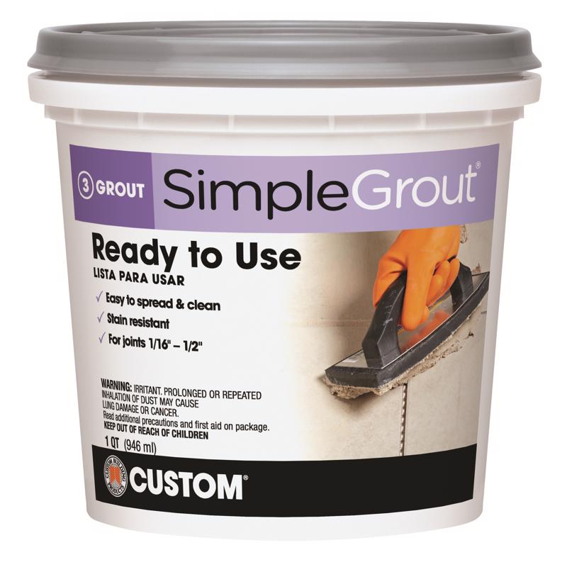 Pre-mix GROUT BRTWHT QT
