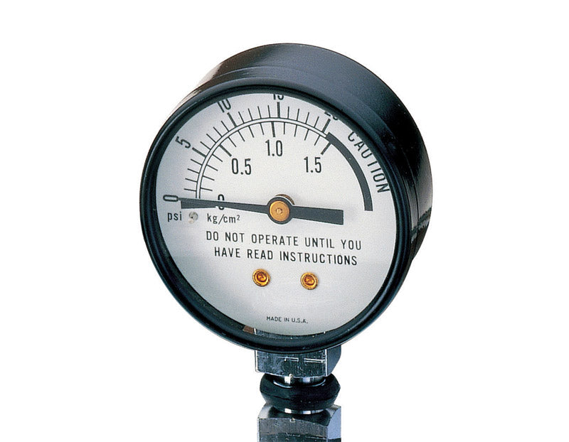 Emery Jensen Presto steam gauge for pressure cooker, part number 85772, showing dial and pressure measurement.