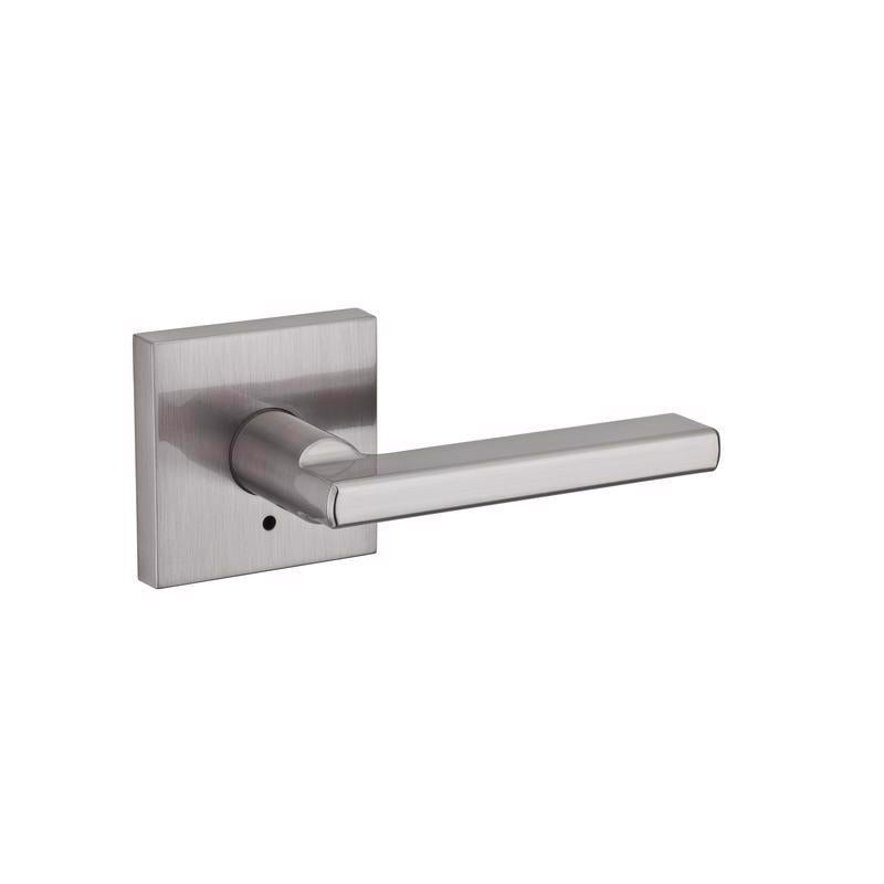 Emery Jensen privacy lever door handle with Halifax SN lock, featuring a sleek, modern design and durable metal construction.