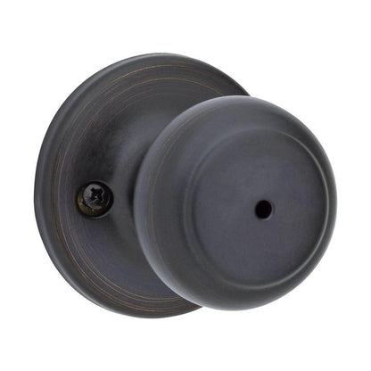Emery Jensen privacy lockset VB Cove installed on a door, featuring a sleek design and secure locking mechanism.