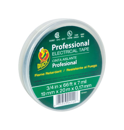 ELETRCL TP 3/4"X 66' GRN - Pack of 12