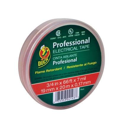 ELETRCL TPE 3/4"X66' RED - Pack of 12