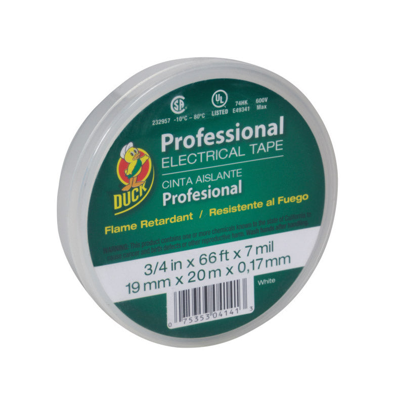 ELETRCL TPE 3/4"X66' WHT - Pack of 12