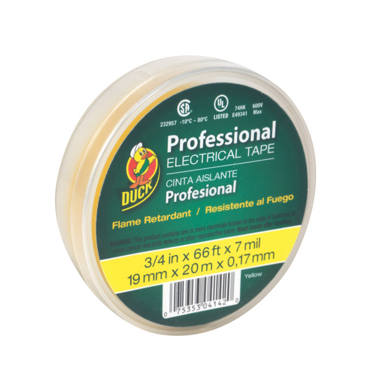 ELETRCL TPE 3/4"X66' YLW - Pack of 12