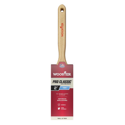 Emery Jensen professional 2-inch Cutter FS brush with synthetic bristles, ideal for painting and finishing projects.