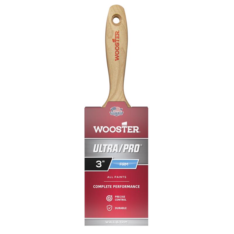 Emery Jensen 3-inch Pro Varnish Brush for professional wood finishing and varnishing applications.