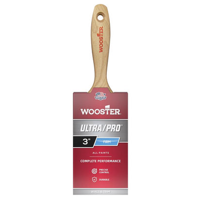 Emery Jensen 3-inch Pro Varnish Brush for professional wood finishing and varnishing applications.