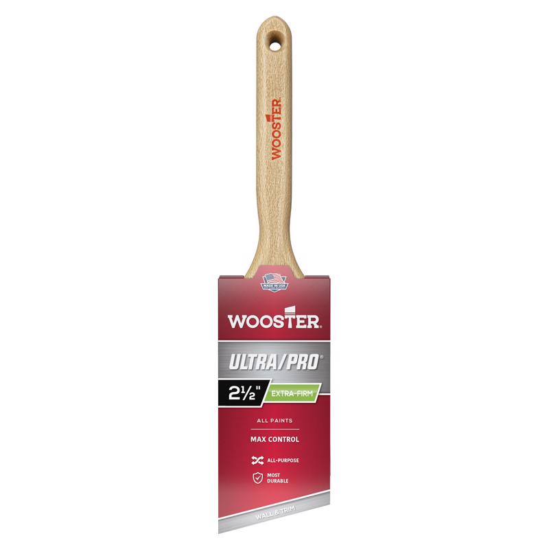 Emery Jensen professional 2.5-inch angle sash brush with synthetic bristles for smooth painting and precise edges.