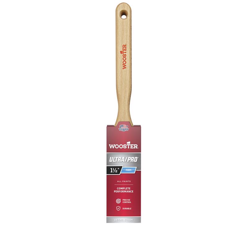 Emery Jensen Ultra/Pro FLT 1.5-inch professional brush with synthetic bristles for painting and finishing projects.