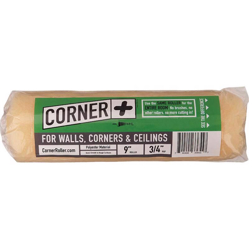 Emery Jensen professional corner roller cover, 9x3/4 inch size, ideal for smooth painting and finishing.