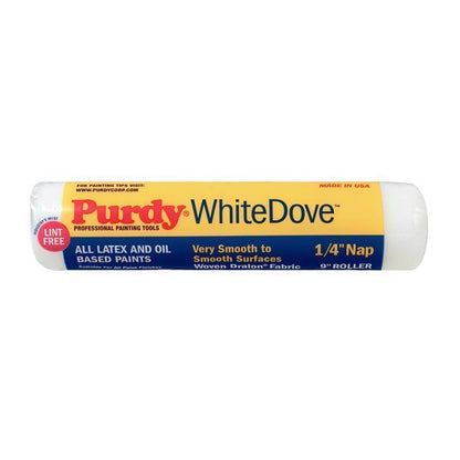 Emery Jensen professional white Dove roller, 9-inch by 1/4-inch, ideal for painting and coating projects.