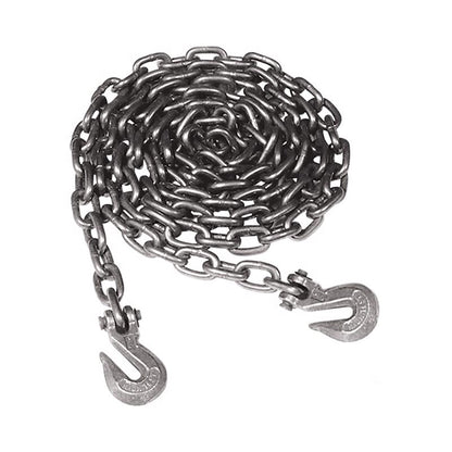 Emery Jensen BNDR proof coil chain, 3/4 inch, 14 feet, gray, pack of 6 sturdy steel chains for heavy-duty use
