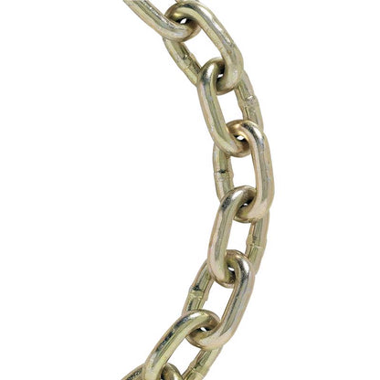 Emery Jensen proof coil transport chain, 1/4 inch, 70 grams, durable metal chain for secure hauling and lifting.