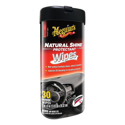 Emery Jensen Auto Natural Shine Protectant 30-pack for vehicle surfaces, providing a natural, glossy finish.