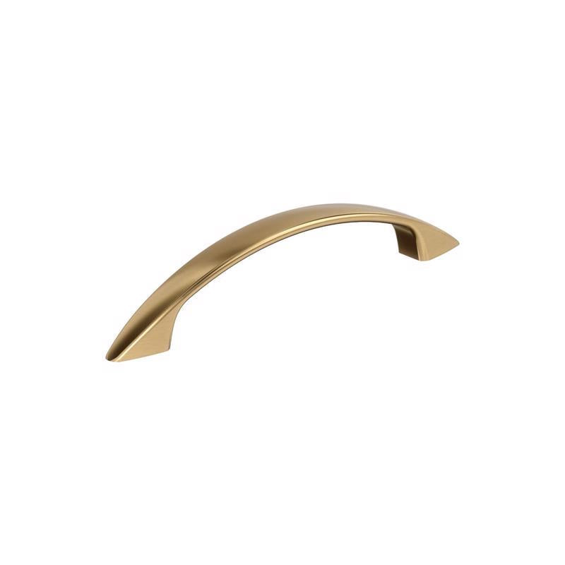 Emery Jensen bronze cabinet pull handle, 3-3/4 inch length, metal pull handle for furniture or cabinetry.