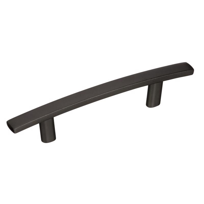 Set of ten Emery Jensen 3-inch cabinet pulls, modern hardware handles for kitchen or furniture cabinets.