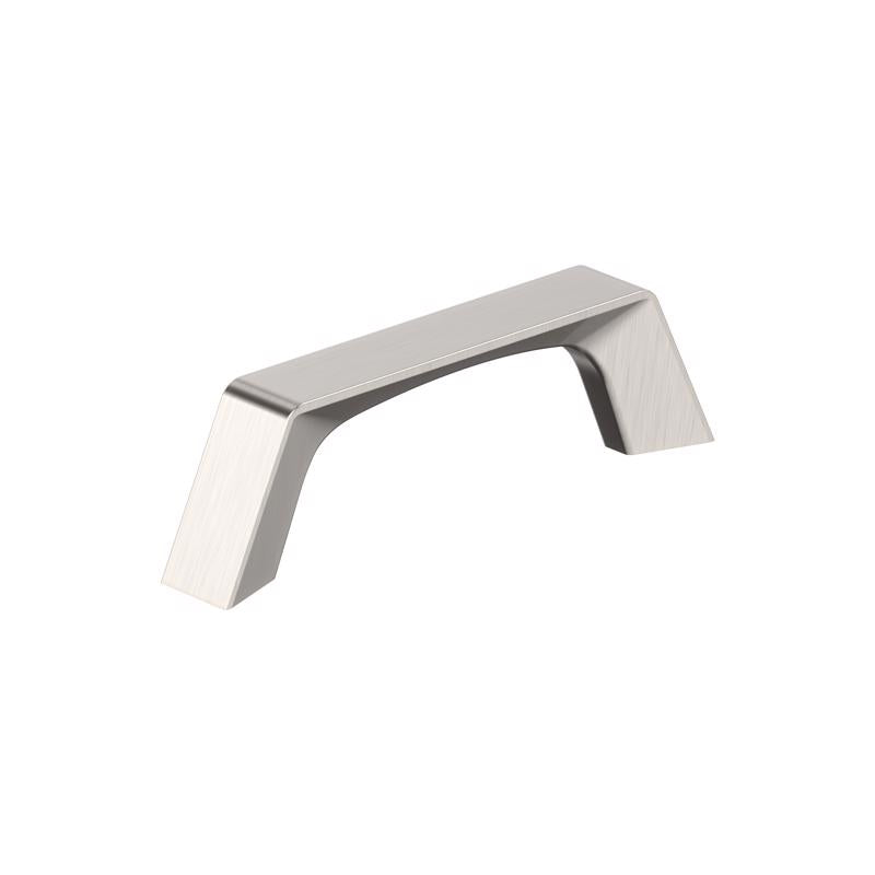 Emery Jensen CABNT pull 3-inch SN, part of a 6-pack, showcasing durable cabinet pulls with a sleek finish.
