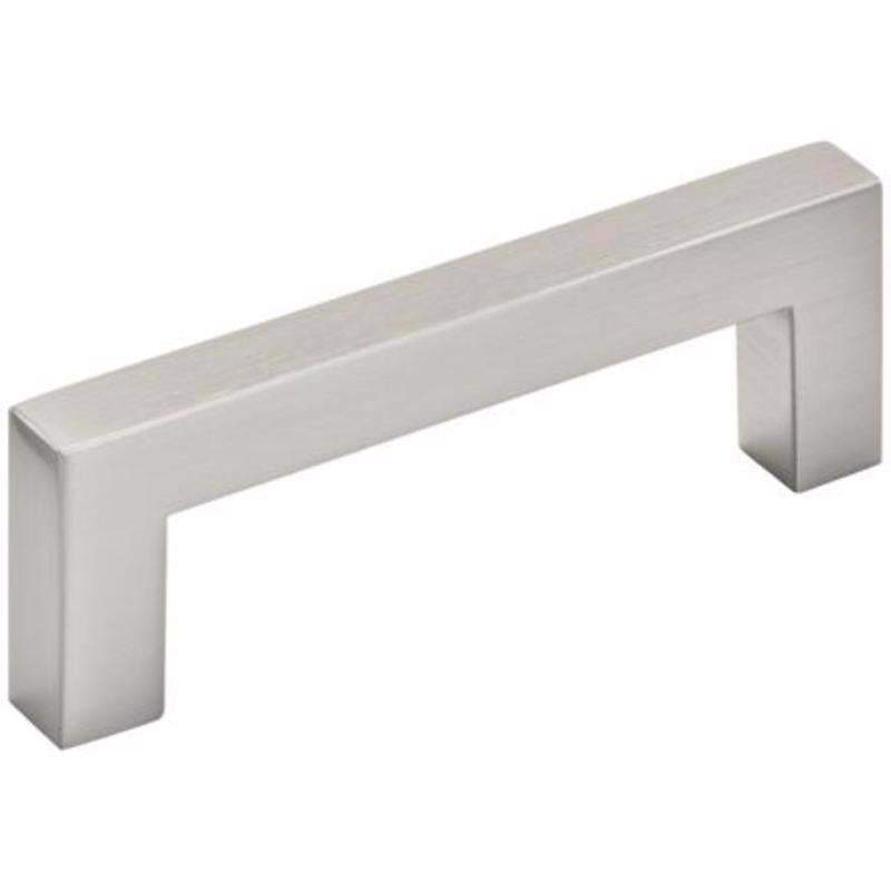 Emery Jensen 3-inch aluminum square cabinet pull handle with a sleek, modern design for kitchen or furniture drawers.