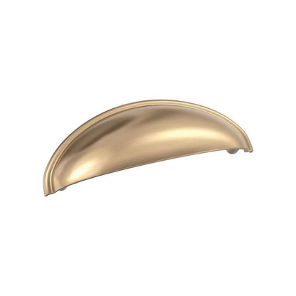 Emery Jensen bronze pull handle, 3.68-inch size, featuring a classic design suitable for cabinets and furniture.