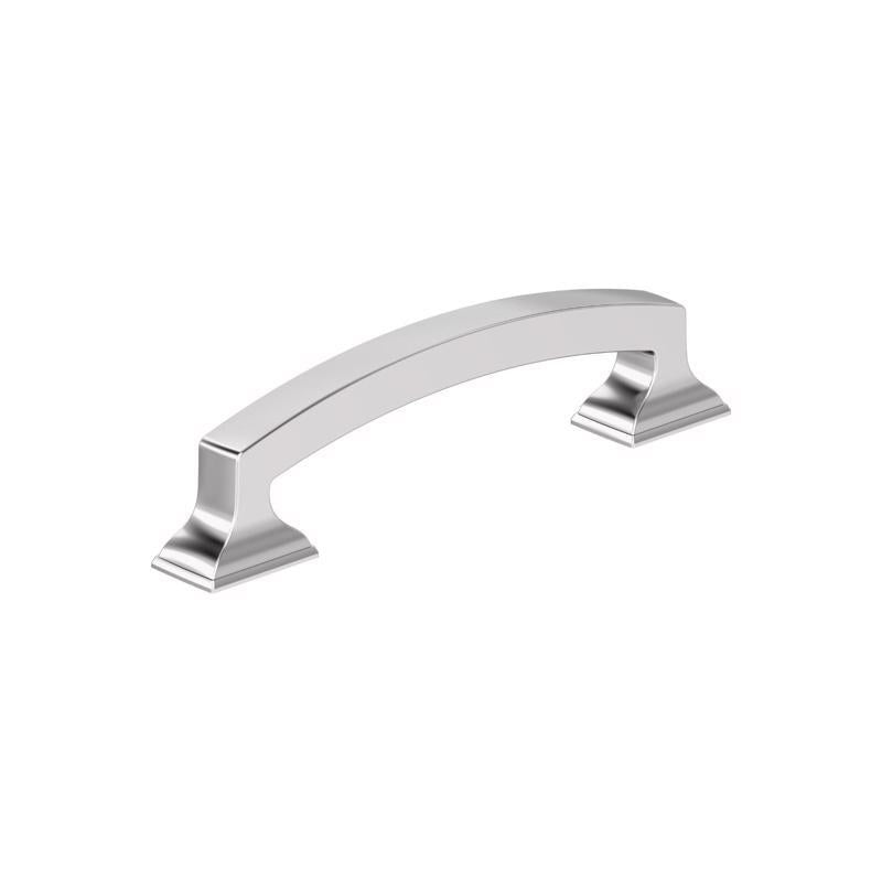 Emery Jensen CBNT PLL PLSD Chrome 4.68-inch pull handle with sleek, modern design for cabinets and furniture.